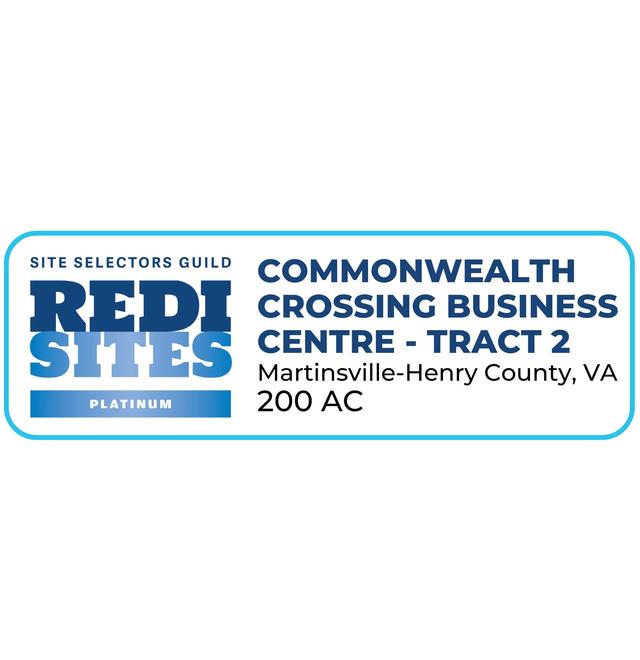 Commonwealth Crossing awarded a Platinum designation for Site Readiness