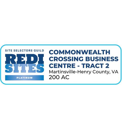 Commonwealth Crossing awarded a Platinum designation for Site Readiness